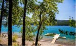 Private Beach Area on Whitefish Lake